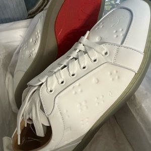 CHRISTIAN LOUBOUTIN Men's Leather Red Sole Sneakers
